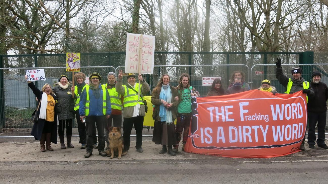Horse HIll protest 160208