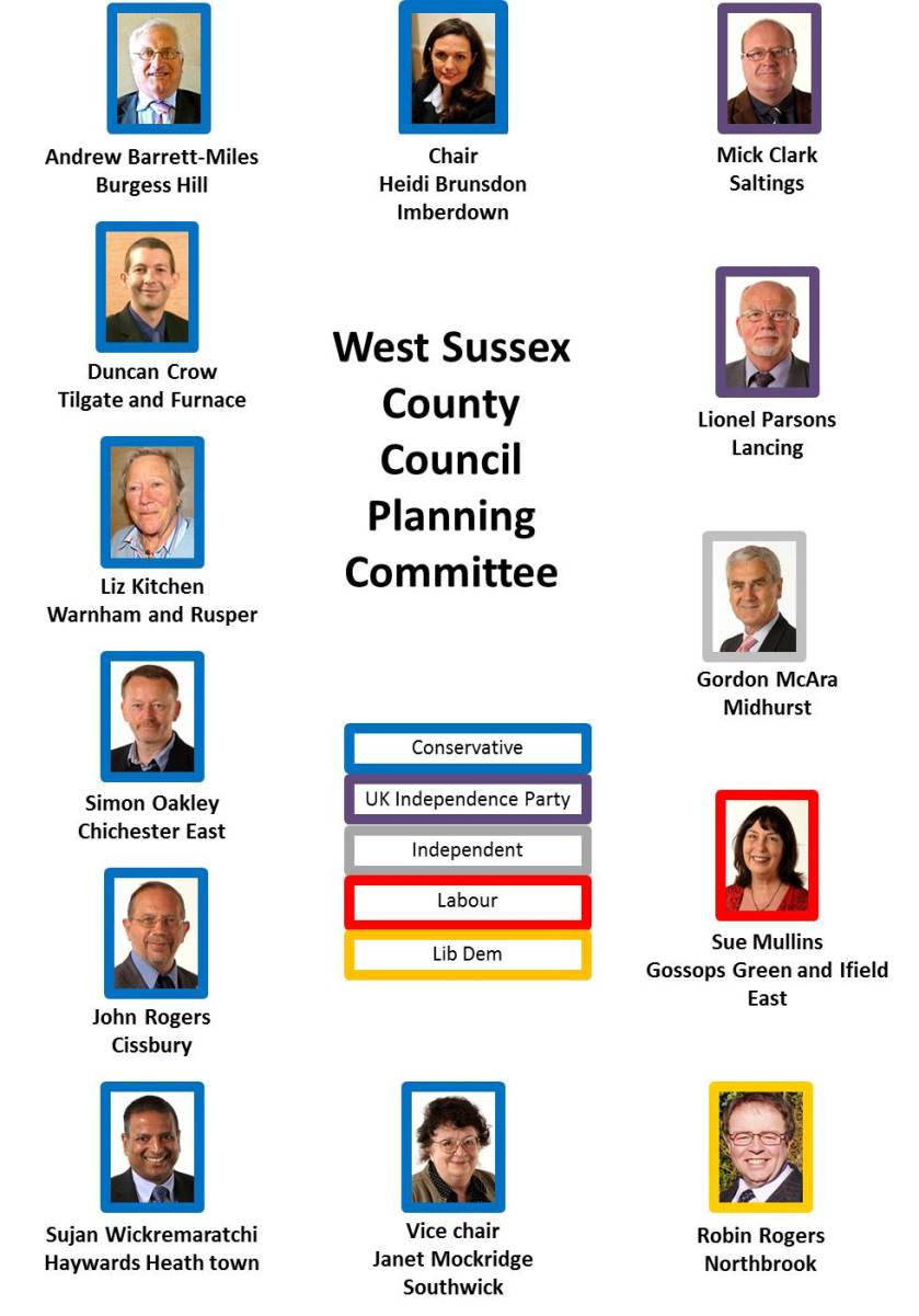 West Sussex County Council Planning Committee
