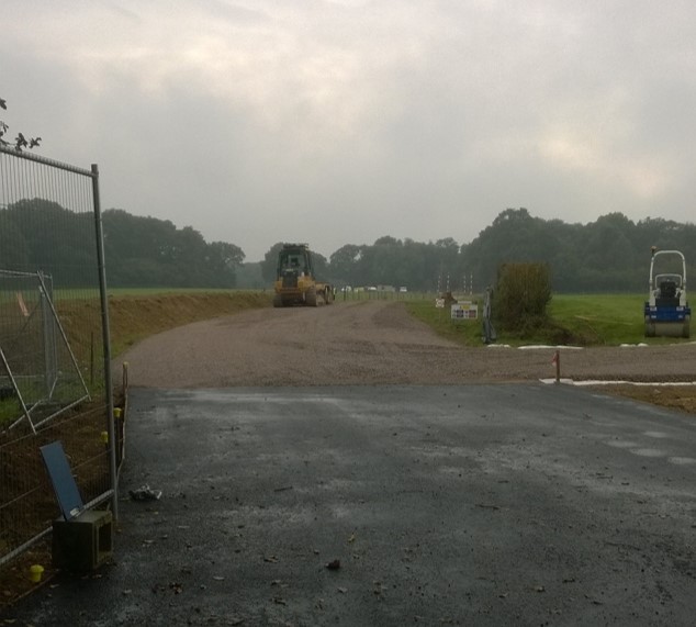 Preparation work at Broadford Bridge was carried out during the autumn