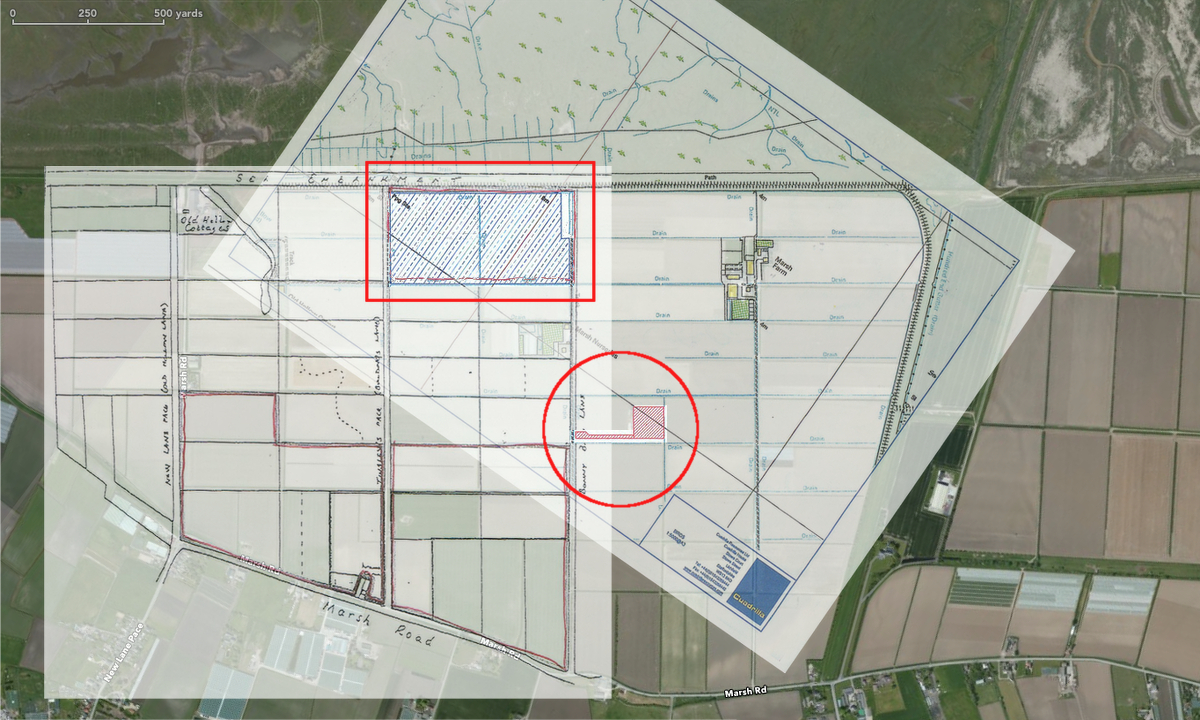 Overlay of both agreements