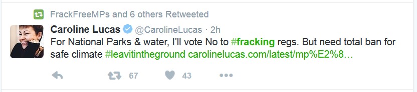 Caroline Lucas tweet 151216