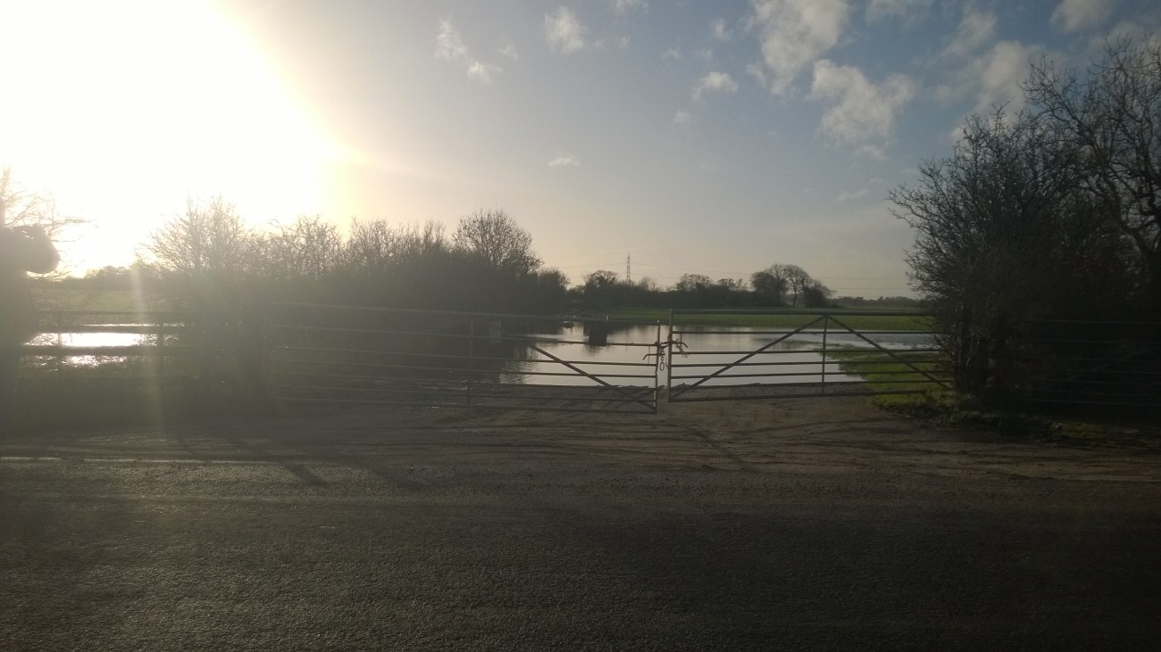 Roseacre fields flooded