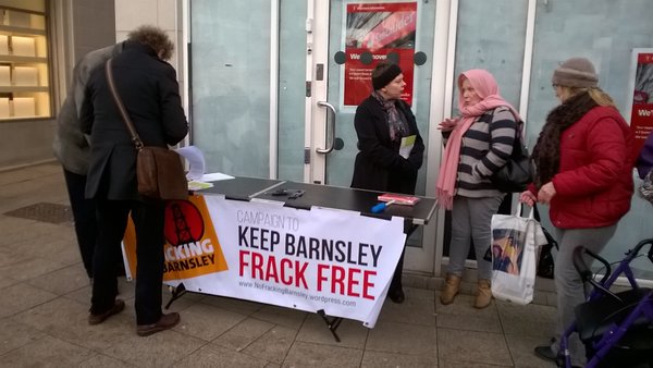 Barnsley information stall