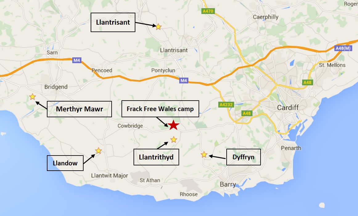 South Wales sites and camp