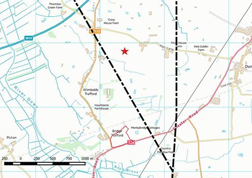Cheshire Earthquake and fault