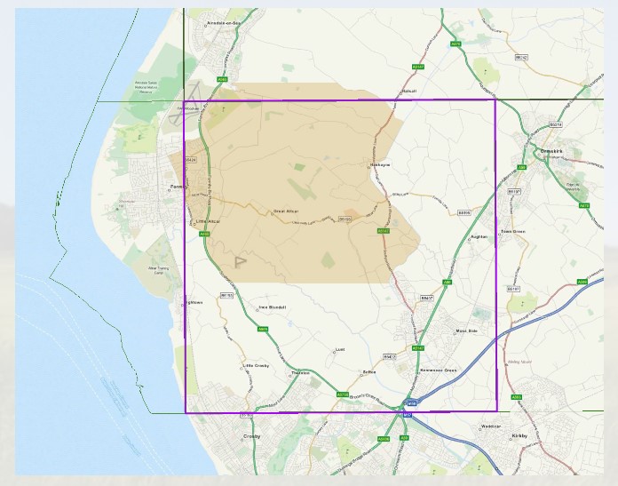 Aurora seismic testing area