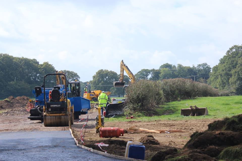 Broadford Bridge site preparation