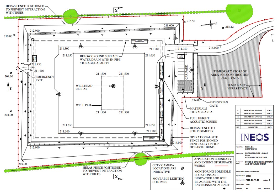 Bramleymoor Lane plan INEOS