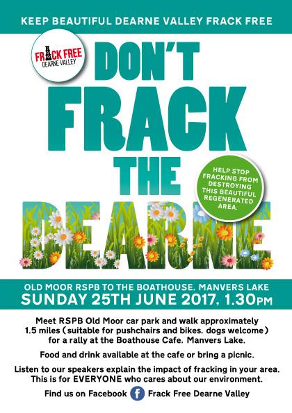 Frack Free Dearne Valley poster