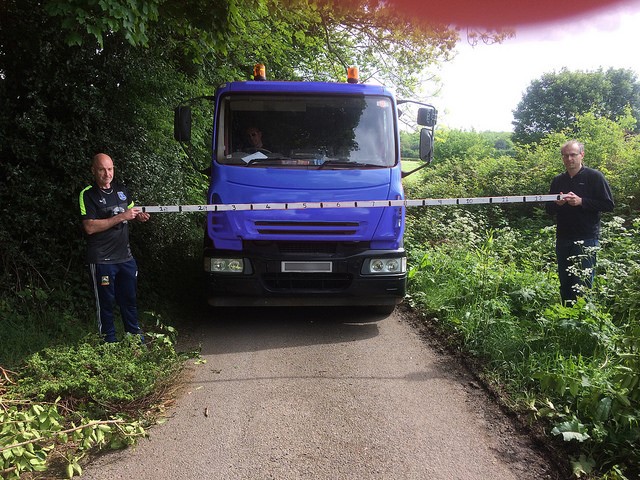 10 tonne lorry on Common Road Harthill Paul Rowland