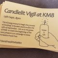 candlelit vigil flyer