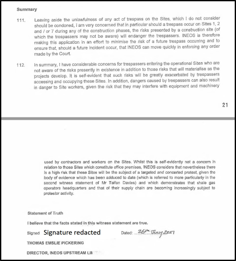 170723 Tom Pickering witness statement 2 extract 2