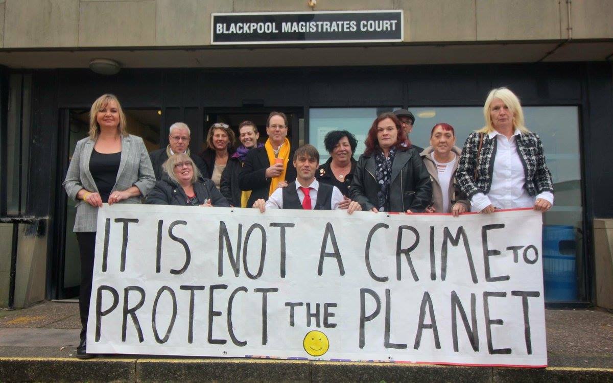 171117 PNR protesters trial Frack Free Lacashire