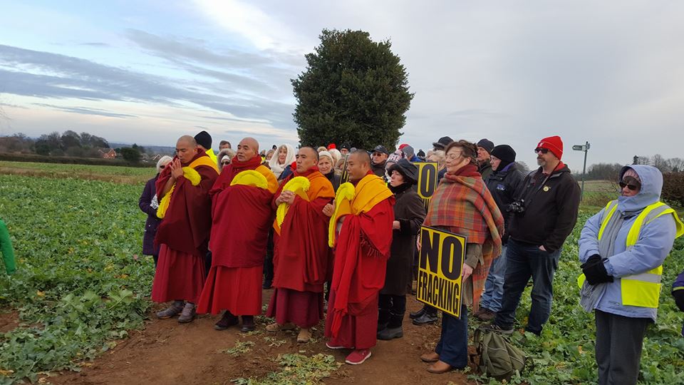 171209 Monks blessing at Woodsetts Steve Bramley
