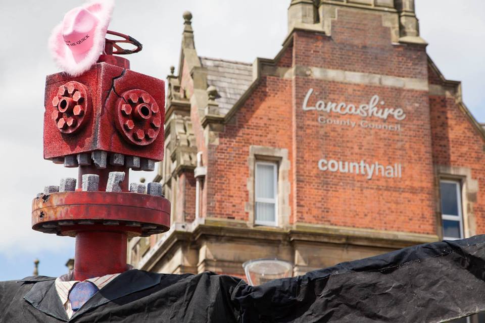 171214 Pop up protest Lancashire County Council