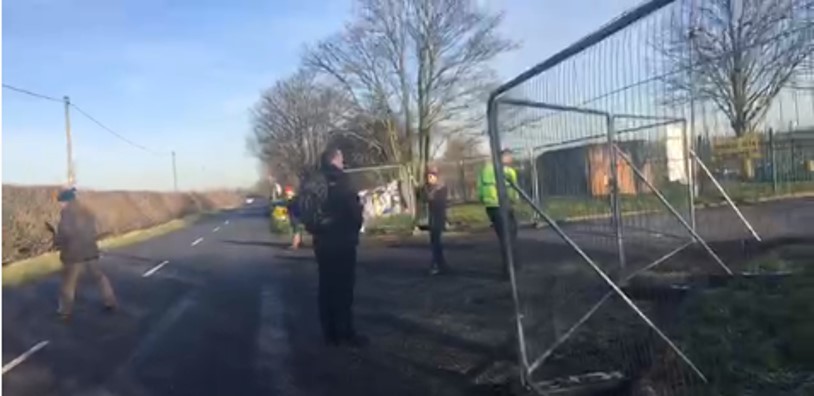 171218 Springs Road Misson protest Harriet Kenzie
