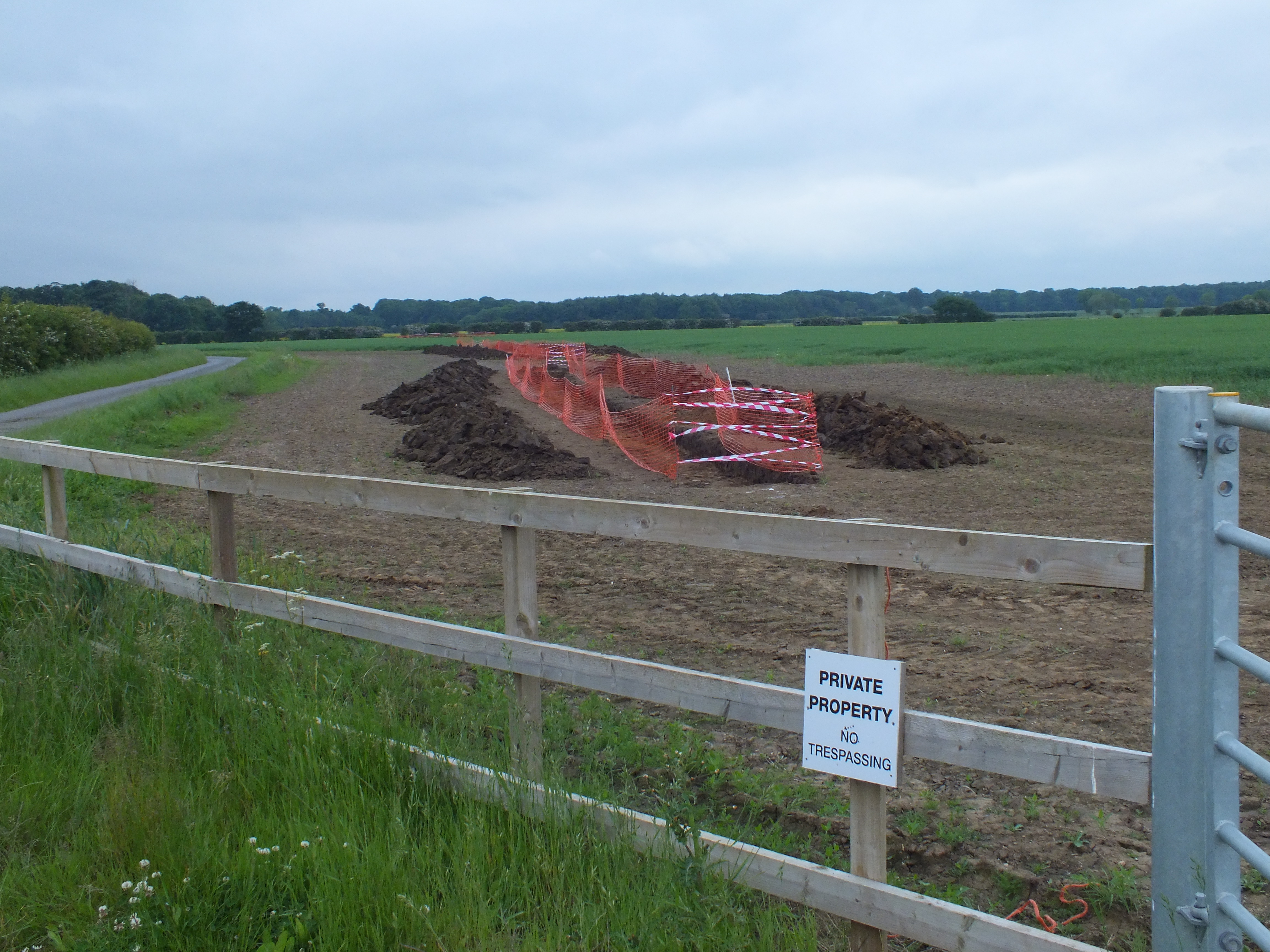 West Newton B trenching 1