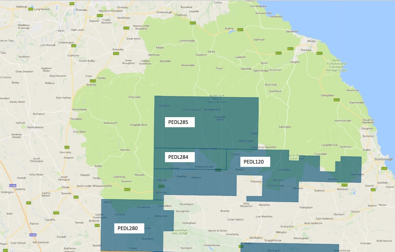 INEOS North York Moors licences
