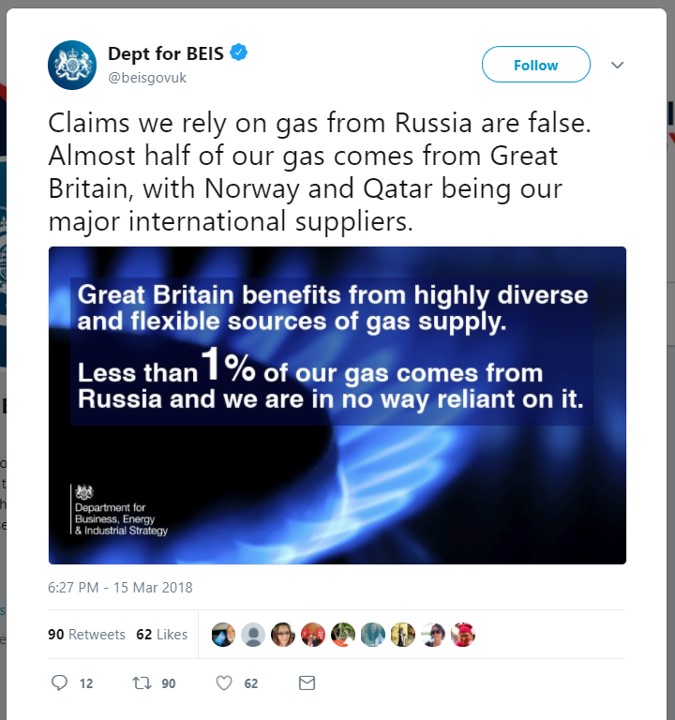 180315 BEIS on Russian gas