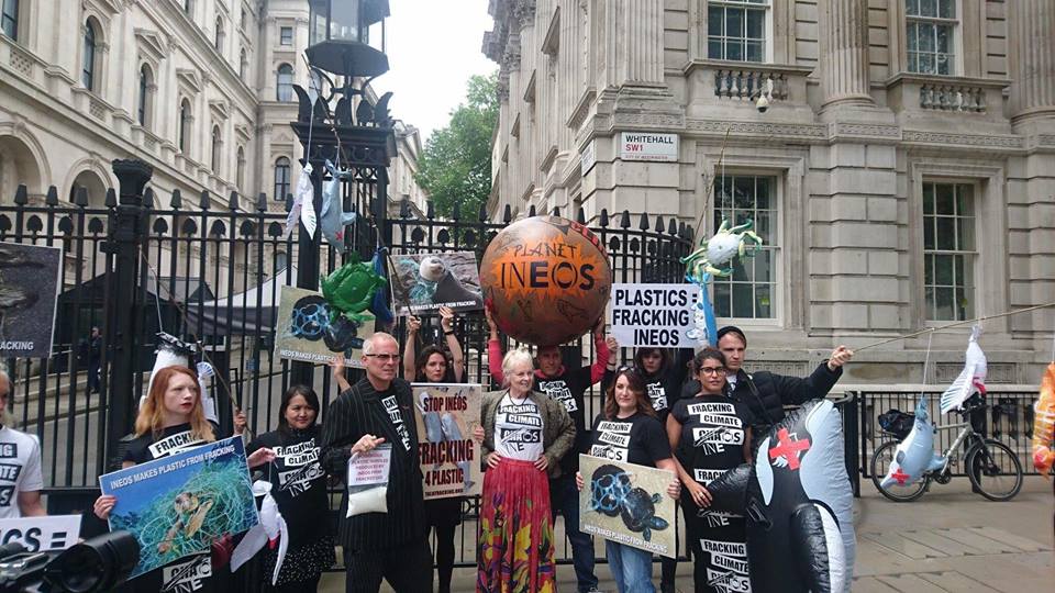180605 Downing Street Ineos plastics Talk Fracking 1