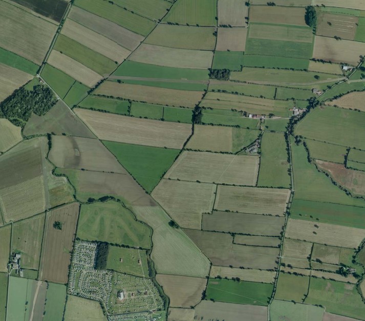 1807 aerial photo of pipeline