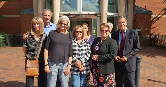 180802 Patsy Harper and Val Mager court case