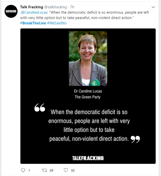 Caroline Lucas on BreakTheLine