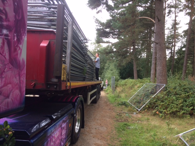 180911 Leith Hill fencing removed UWOC2