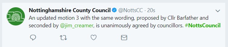 180920 Notts CC motion approved unanimously