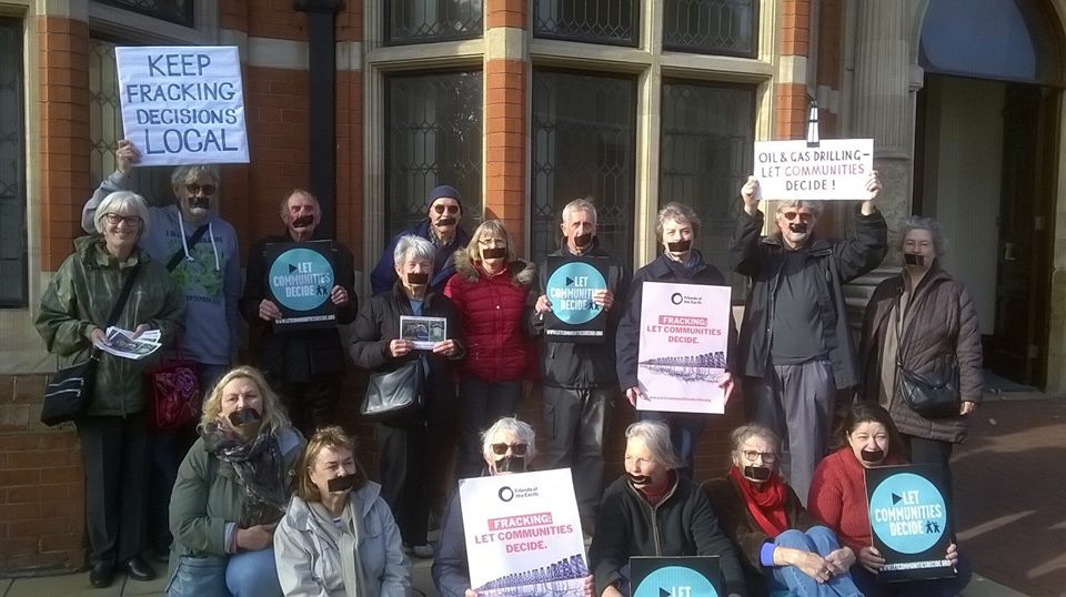 181009 Frack Free East Yorkshire protest in Beverley