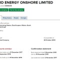181010 Third Energy Onshore Limited overdue