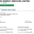 181010 Third Energy Services Limited overdue