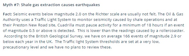 October 2018 Myth buster on earthquakes