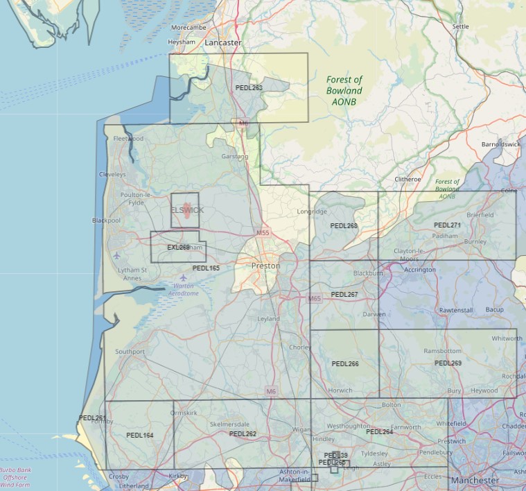 Lancashire pedls and hydrocarbon fields OGA