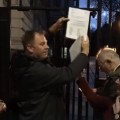181201 rally Downing Street still from video