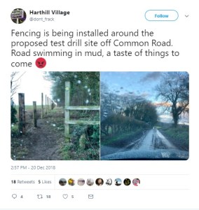 181220 Harthill fencing tweet
