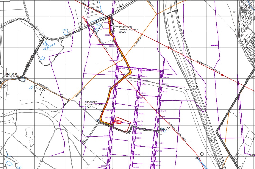 Rufford Hills Farm plan
