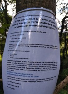 Notice of second application