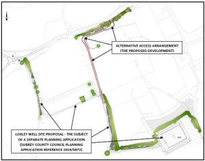 190719 Dunsfold access route