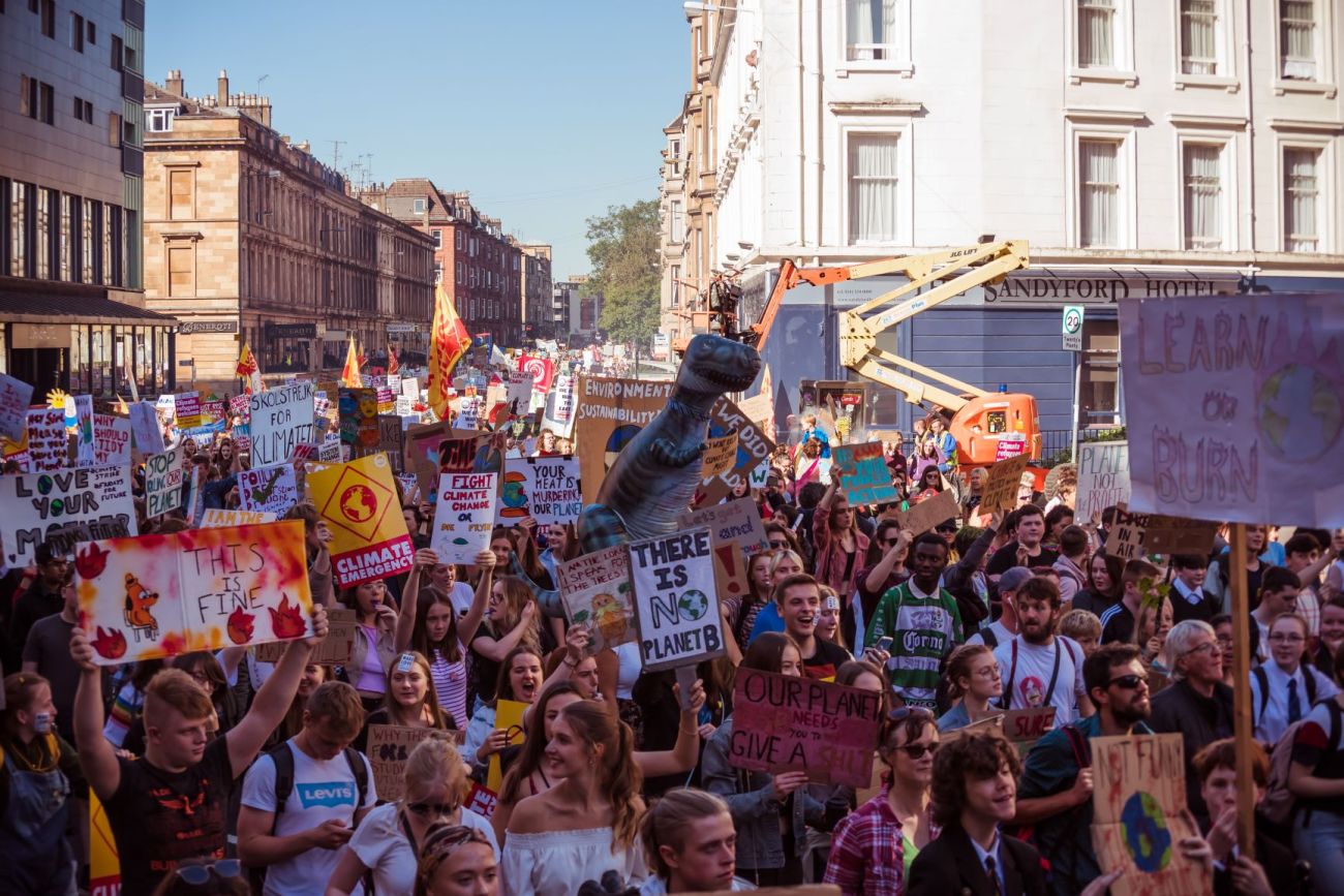 190920 climate strike glasgow Leda Bartolucci2