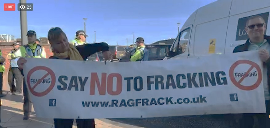 190920 climate strike Preston still from video by Tina Rothery 2