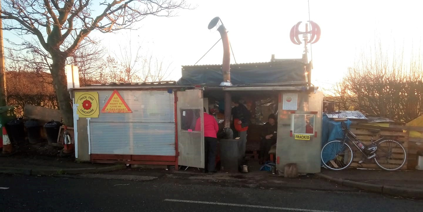 pnr 191130 Gate camp prior to removal Gate Camp