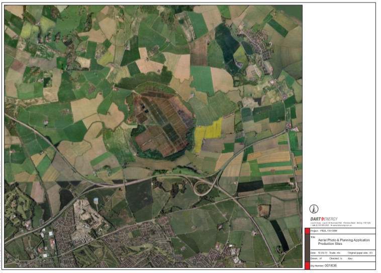 Aerial view of Airth