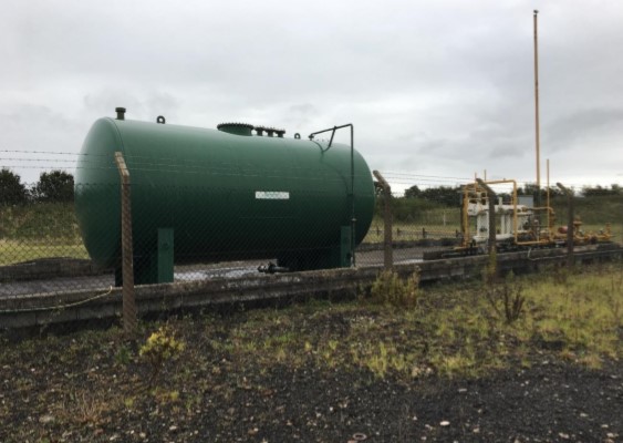 Elswick well area produced water and pipework Cuadrilla Resources